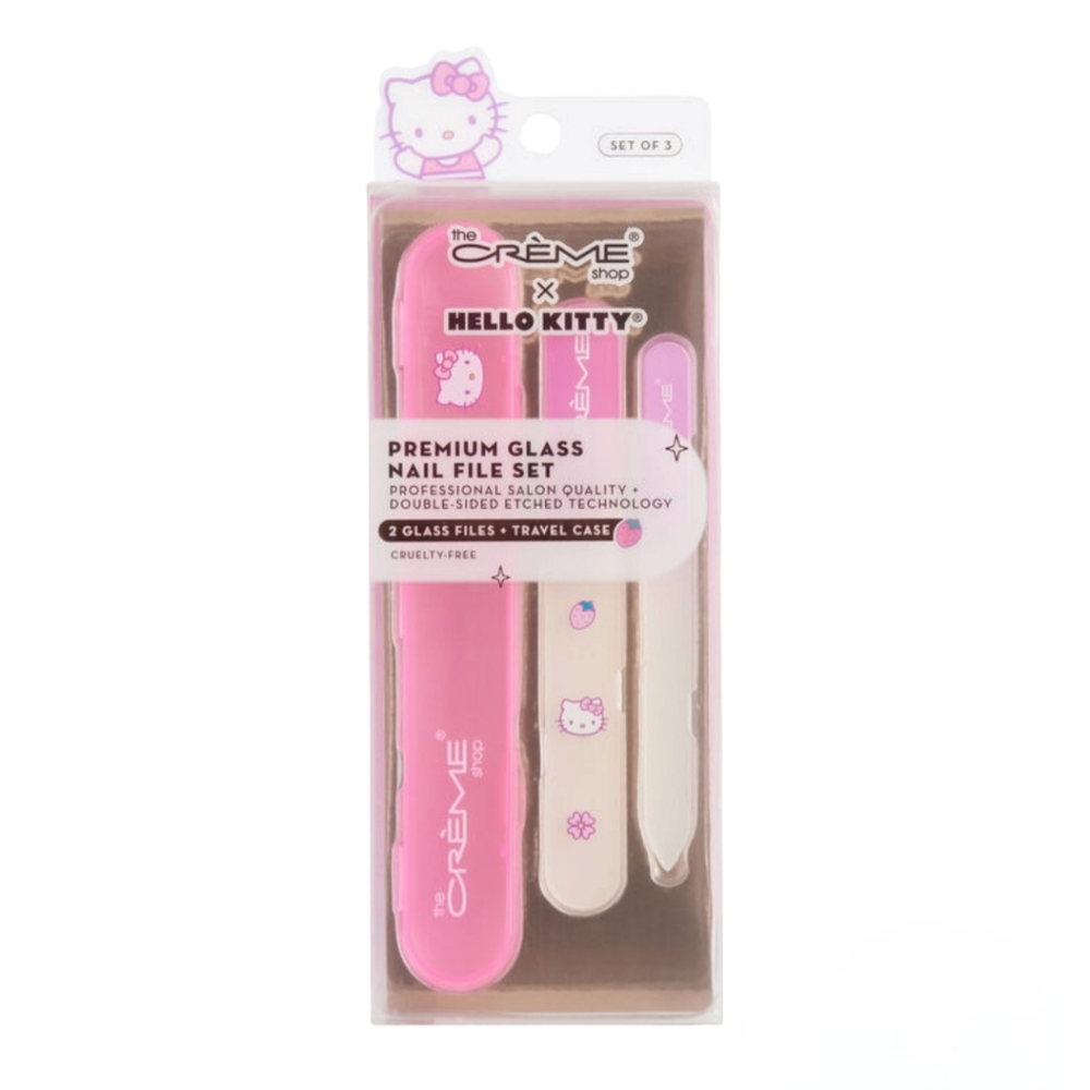 The Crème Shop × Hello Kitty Premium Glass Nail File Set